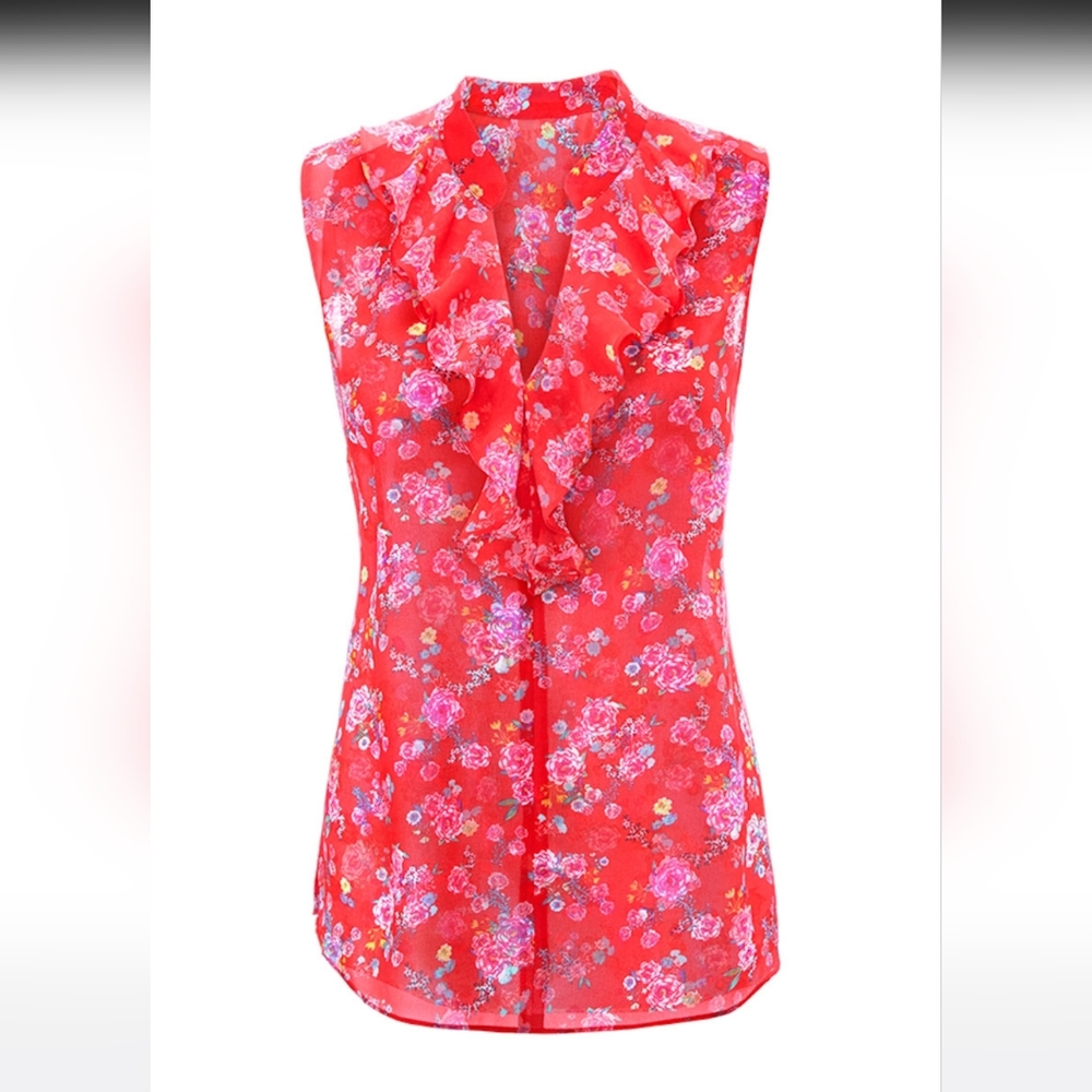 Cabi Crush Top #5219, LG, EUC